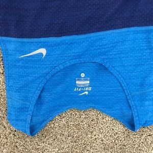 Mike blue dry fit tank top